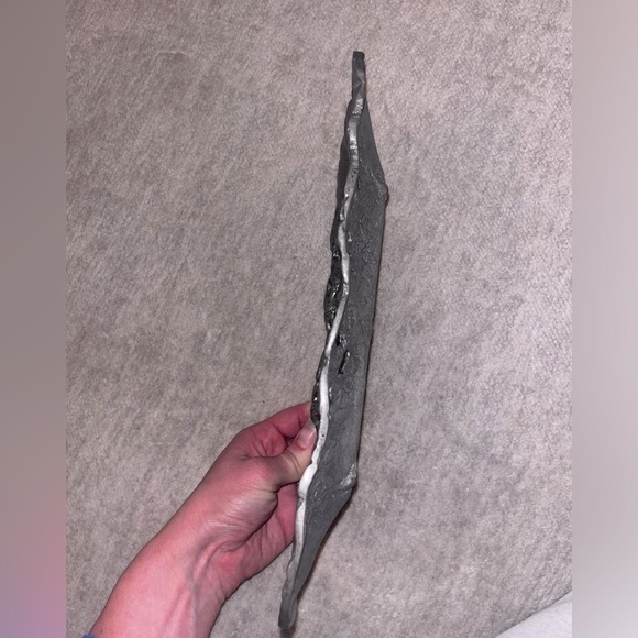 Arthur Court Elephant Head Tusk intertwined Tray 12x6 - Picture 2 of 3